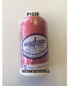 (#1036) Dark Salmon Pink Standard Embroidery Thread