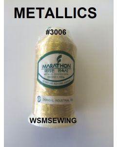 (#3006) Gold Metallic Embroidery Thread