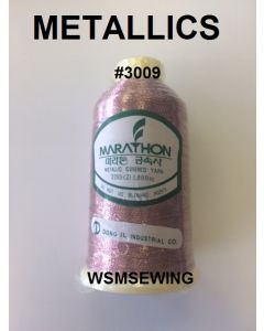(#3009) Rose Pink Metallic Embroidery Thread