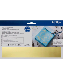Brother ScanNCut Foil Transfer Sheets CAFTSGLD1 - Gold