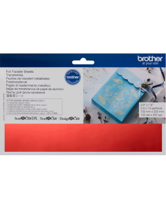 Brother ScanNCut Foil Sheets CAFTSRED1 - Red