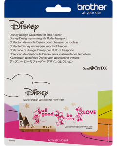 Brother ScanNCut Disney Design Collection for Roll Feeder CADXDSNP12