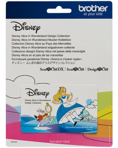 Brother ScanNCut Disney Alice in Wonderland Design Collection CADSNP09 