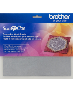 Brother ScanNCut Embossing Silver Sheets CAEBSSMS1