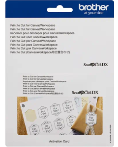 Brother ScanNCut Print to Cut for CanvasWorkspace CADXPRNTCUT1