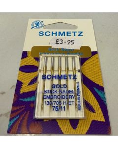 Schmetz Gold/Titanium Machine Needles