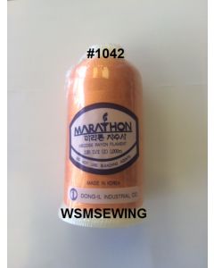 (#1042) Medium Orange Standard Embroidery Thread