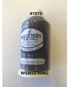 (#1070) Blue Black Standard Embroidery Thread