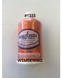 (#1333) Dark Orange Standard Embroidery Thread