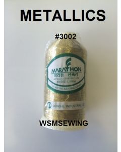 (#3002) Medium Gold Metallic Embroidery Thread