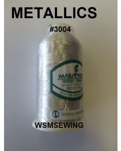 (#3004) Light Silver Metallic Embroidery Thread