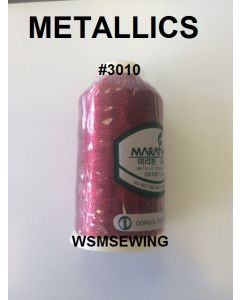 (#3010) Ruby Red Metallic Embroidery Thread
