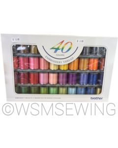 Brother 40 Satin Embroidery Thread Set