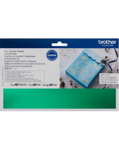 Brother ScanNCut Foil Sheets CAFTSGRN1 - Green