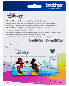 Brother ScanNCut Disney Mickey & Friends Paper Design Collection CADSNP01