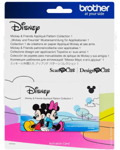 Brother ScanNCut Disney Mickey & Friends Appliqué Design Collection CADSNP03