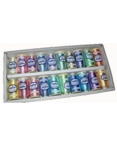 Pack of 20 Pastel Embroidery Threads