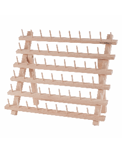 60 Spool Wooden Thread Holder