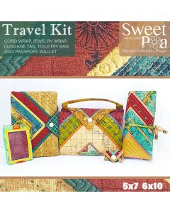 Sweet Pea Embroidery Designs CD - Travel Kit