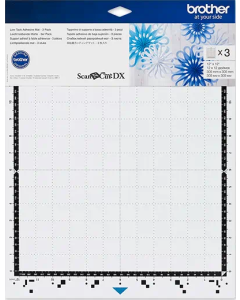 Brother ScanNCut DX Low Tack Adhesive Mat - Pack of 3