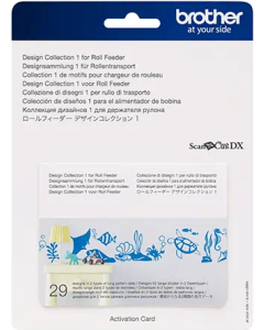 Brother ScanNCut Roll Feeder Design Collection 1 CADXRFDP01